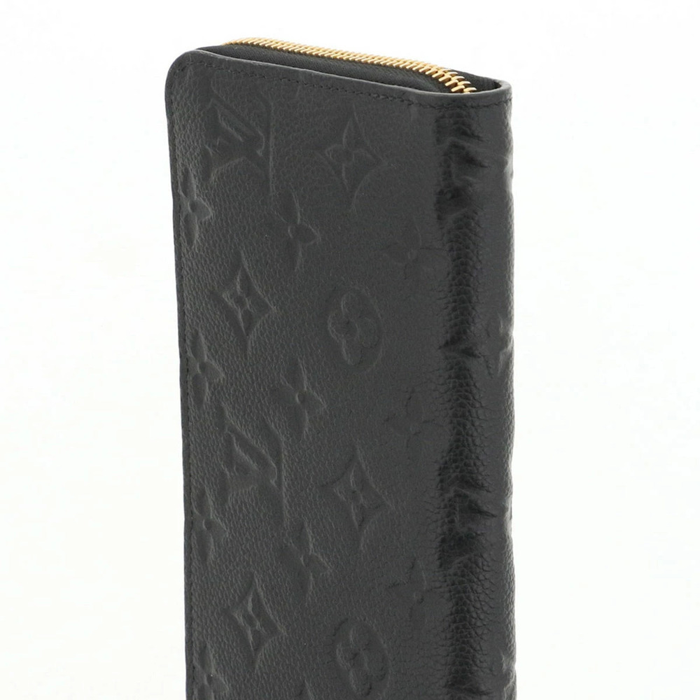 LOUIS VUITTON Zippy Wallet Long Monogram Empreinte Leather Black - Picture 4 of 6